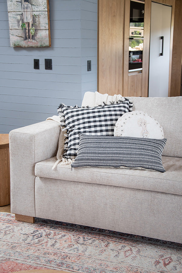 Funda de cojín 55 x 55 cms EKO escocés