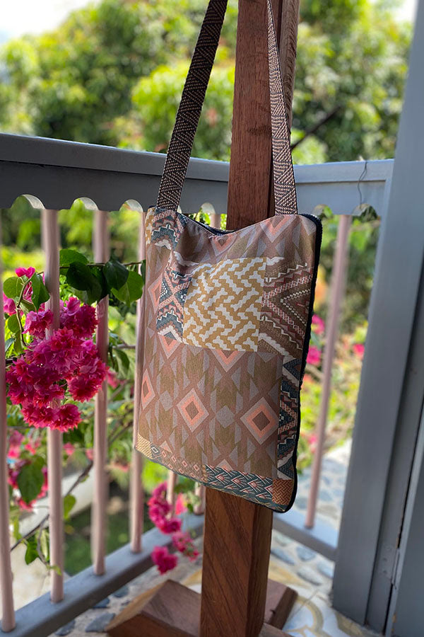 Bolso convertible en manta playera Terra