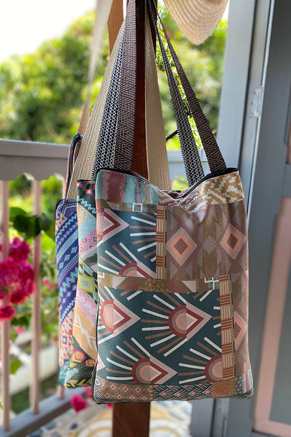 Bolso convertible en manta playera Terra
